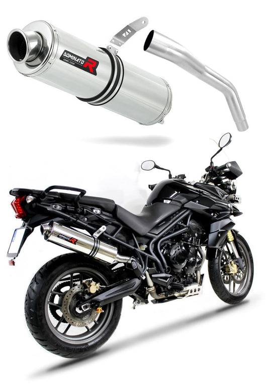 Triumph TIGER 800 XC XR 2015 - 2017 Exhaust Silencer Muffler ST + dB killer medium 20 m. - Dominator motociklo duslintuvas