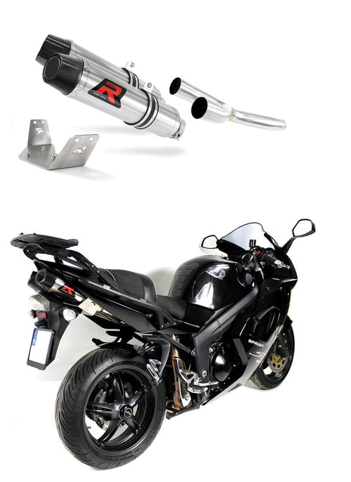 Triumph SPRINT 1050 ST DUAL 2005 - 2012 Exhaust Silencer Muffler HP3 + dB killer medium