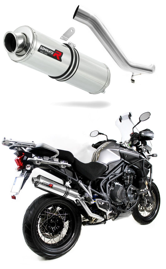 Triumph TIGER EXPLORER 1200 2012 - 2015 Exhaust Silencer Muffler ST + dB killer medium 20 m. - Dominator motociklo duslintuvas