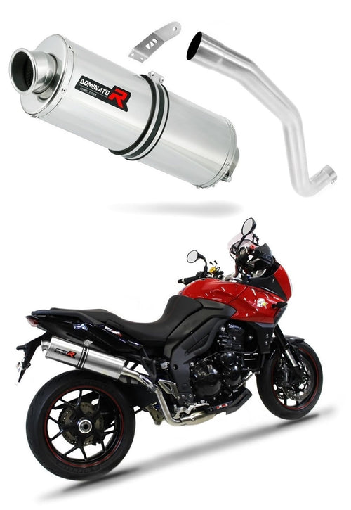 Triumph TIGER SPORT 1050 2013 - 2015 HI Level Exhaust Silencer Muffler OV + dB killer medium