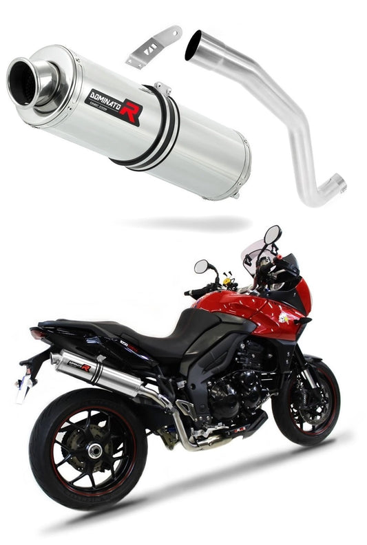 Triumph TIGER SPORT 1050 2016 - 2020 HI Level Exhaust Silencer Muffler ST + dB killer medium 20 m. - Dominator motociklo duslintuvas
