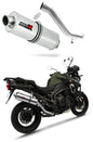 Triumph TIGER EXPLORER 1200 XC XR 2016 - 2017 Exhaust Silencer Muffler OV + dB killer medium 20 m. - Dominator motociklo duslintuvas