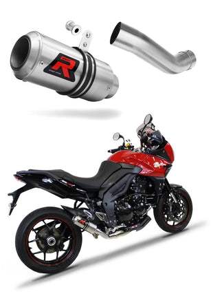 Triumph TIGER SPORT 1050 2013 - 2015 Low Level Exhaust Silencer Muffler GP + dB killer medium