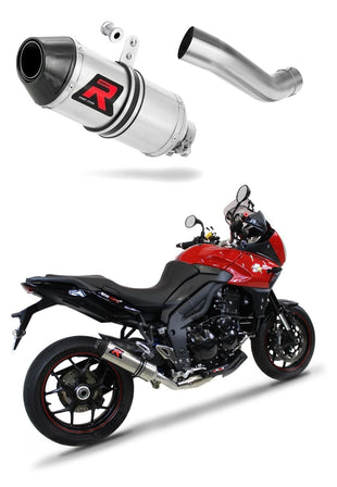 Triumph TIGER SPORT 1050 2013 - 2015 Low Level Exhaust Silencer Muffler HP3 + dB killer medium