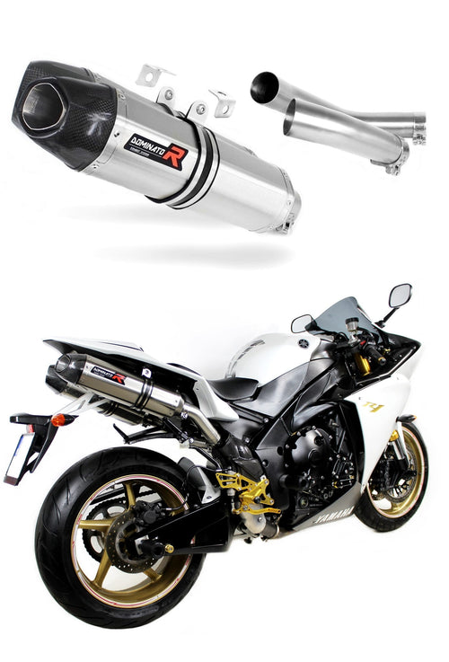 Yamaha YZF R1 1000 RN22 2009 - 2011 Exhaust Silencer Muffler HP1 + dB killer medium