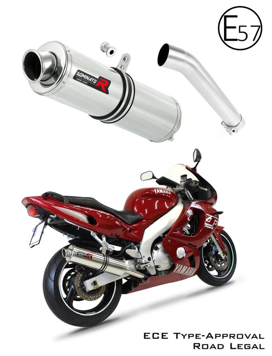 YZF 600R Thundercat EU Approved Exhaust Silencer ROUND 1996 - 2006 19 m. - Dominator motociklo duslintuvas