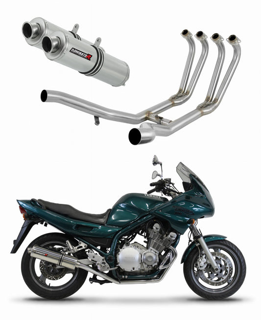 Yamaha XJ 900 Diversion 1994 - 2003 Full Exhaust System Collector Silencer ST + dB killer 19 m. - Dominator motociklo duslintuvas