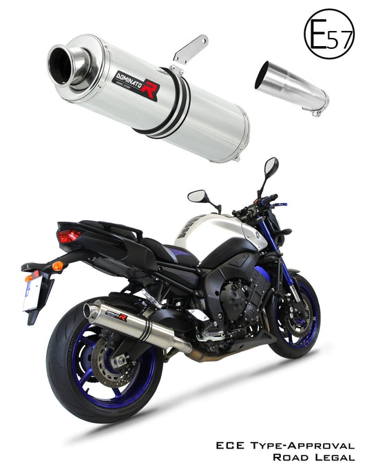 FZ 8 N / FZ8 S FAZER EU Approved Exhaust Silencer ROUND 2010 - 2016 20 m. - Dominator motociklo duslintuvas