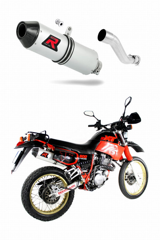 Yamaha XT 600 1987 - 1989 2KF Exhaust Silencer Muffler MX2 + dB killer medium 19 m. 