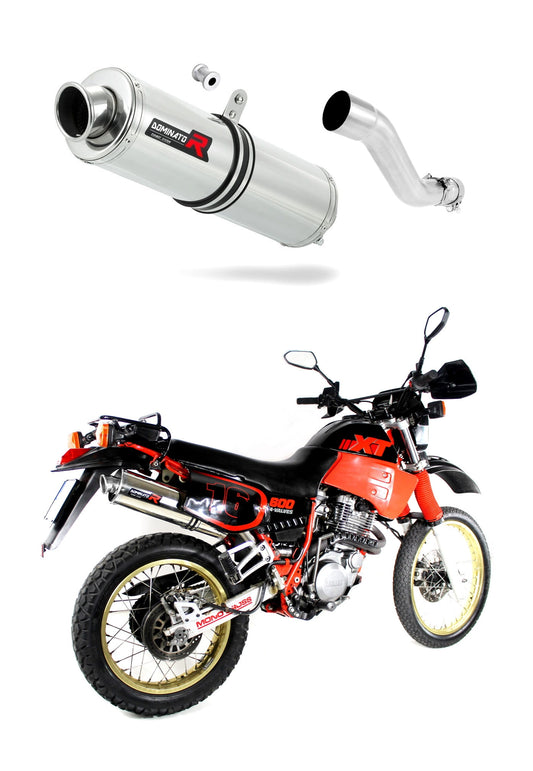 Yamaha XT 600 1987 - 1989 2KF Exhaust Silencer Muffler ST + dB killer medium 19 m. - Dominator motociklo duslintuvas