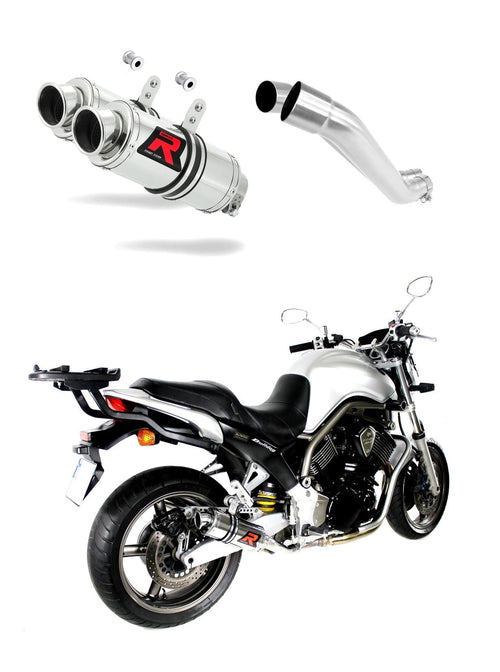 Yamaha BT 1100 BULLDOG 2001 - 2007 Exhaust Silencer Muffler GP1 + dB killer medium