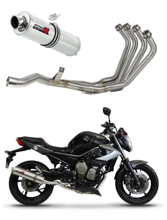 Yamaha XJ 6N S F 2009 - 2016 Full Exhaust System Collector Silencer ST + dB killer medium 20 m. - Dominator motociklo duslintuvas