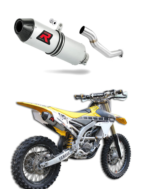 Yamaha YZF 250 YZ 250 F 2014 - 2018 Exhaust Silencer Muffler MX2 + dB killer medium