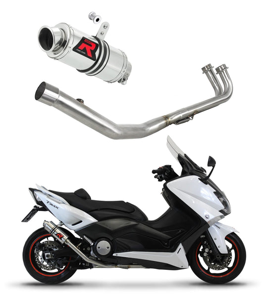 Yamaha XP 530 T-MAX 2012 - 2016 Full Exhaust System Collector Silencer GP1 + dB killer medium 20 m. - Dominator motociklo duslintuvas