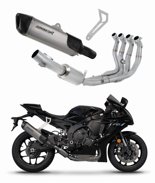 Yamaha YZF R1 1000 RN32 2015 - 2016 Full Exhaust System EX Silencer Titanium HP6 + db killer