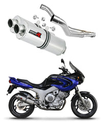 Yamaha TDM 850 1991 - 1995 Exhaust Silencer Muffler OV + dB killer medium 19 m.