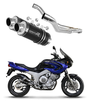 Yamaha TDM 850 1991 - 1995 Exhaust Silencer Muffler GP1 BLACK + dB killer medium