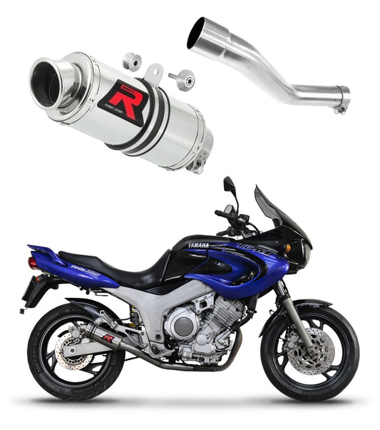 Yamaha TDM 850 Right Side 1991 - 1995 Exhaust Silencer Muffler GP1 + dB killer medium 19 m. - Dominator motociklo duslintuvas