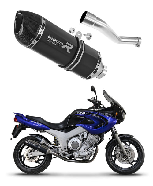 Yamaha TDM 850 Right Side 1991 - 1995 Exhaust Silencer Muffler HP1 BLACK + dB killer medium