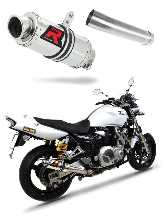 Yamaha XJR 1300 2007 - 2016 Exhaust Silencer Muffler GP1 + dB killer medium 20 m. - Dominator motociklo duslintuvas
