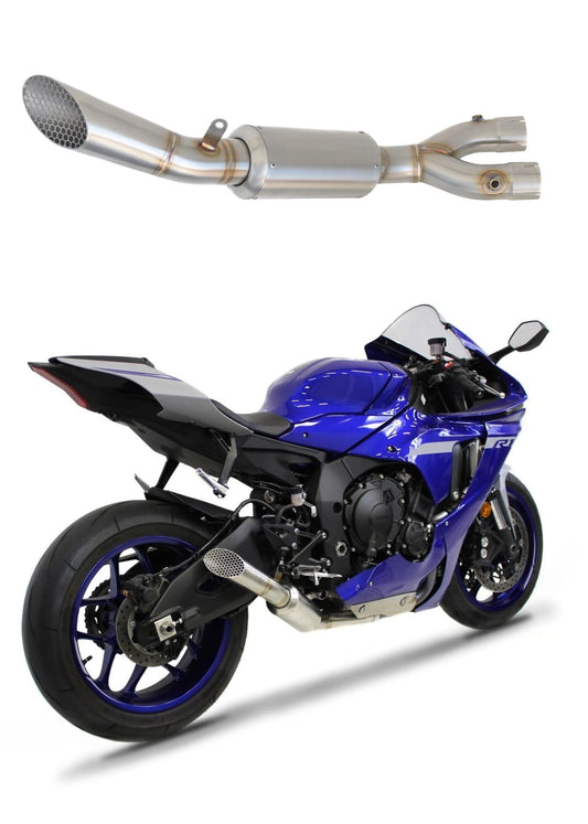 YZF R1 1000 RN65 Exhaust GP3 Katalizatoriaus eliminatorius DECAT 2020 - 2024