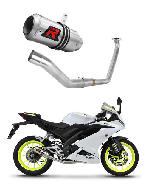 Yamaha YZF R125 2019 - 2020 Full Exhaust System Collector Silencer GP + dB killer medium