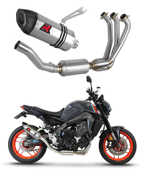 Yamaha MT 09 2021 - 2023 EX Full Exhaust System Collector Silencer HP5 + dB killer medium