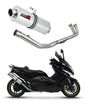 Yamaha T-MAX 500 2008 - 2011 Full Exhaust System Collector Silencer OV + dB killer medium 20 m. - Dominator motociklo duslintuvas