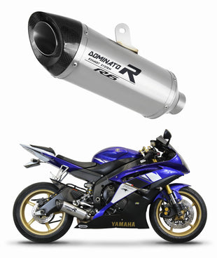 Yamaha YZF R6 2006 - 2016 Exhaust Silencer Muffler HP8 + dB killer medium
