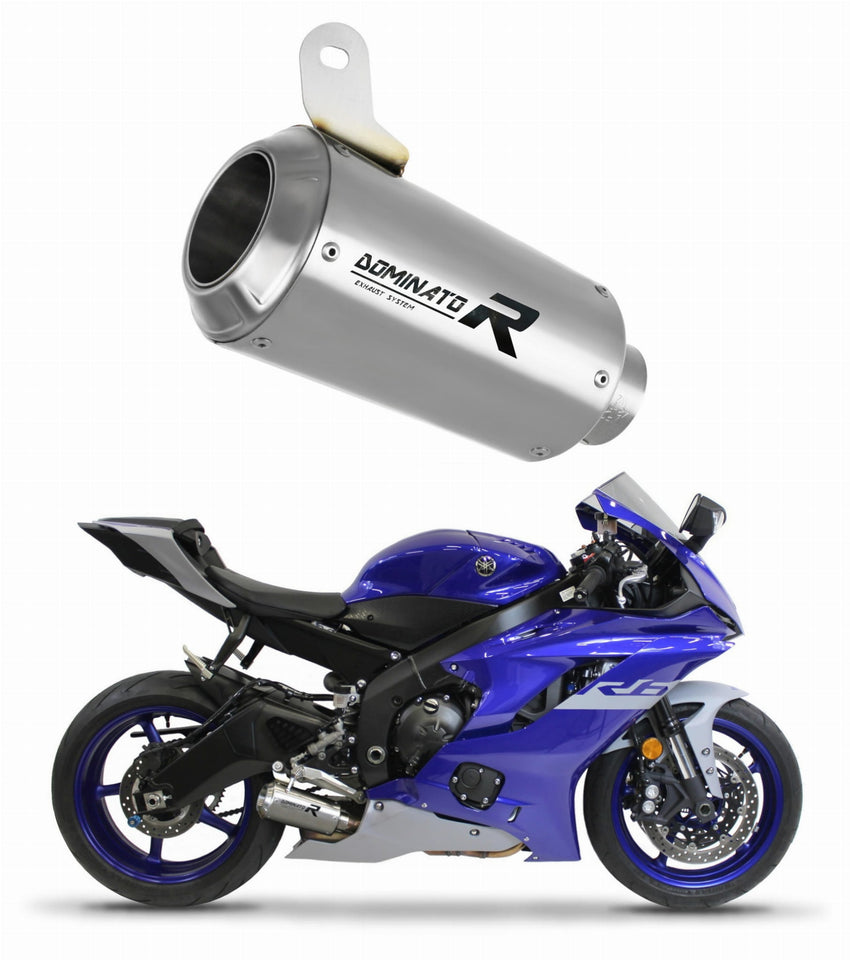 Yamaha YZF R6 2017 - 2023 Exhaust Silencer Muffler GPS + dB killer medium 20 m.