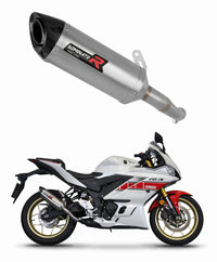 Yamaha YZF-R3 2019 - 2024 Exhaust Silencer Muffler HP8 + dB killer medium 20 m.