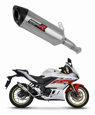 Yamaha YZF-R3 2019 - 2024 Exhaust Silencer Muffler HP8 + dB killer medium