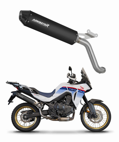 Honda XL 750 TRANSALP 2023 Exhaust Silencer Muffler MX2 BLACK + dB killer
