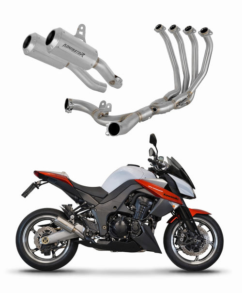 Kawasaki Z1000 2010 - 2013 Full Exhaust System Collector Silencer GPS + dB killer