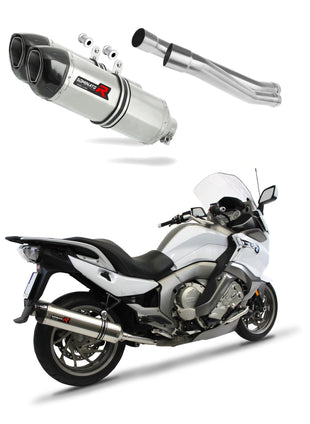BMW K1600 GT GTL 2011 - 2023 Exhaust Silencer Muffler HP1 + dB killer medium
