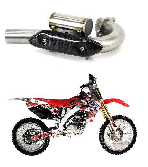 CRF 250 R Exhaust Header pipe with PowerBomb 2006 - 2009
