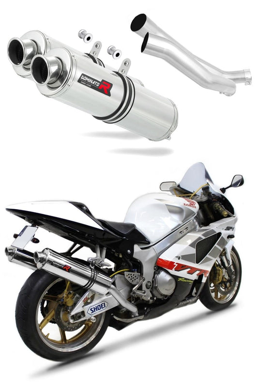 Honda VTR 1000 SP1 1998 - 2001 Exhaust Silencer Muffler ST + dB killer medium 19 m. - Dominator motociklo duslintuvas