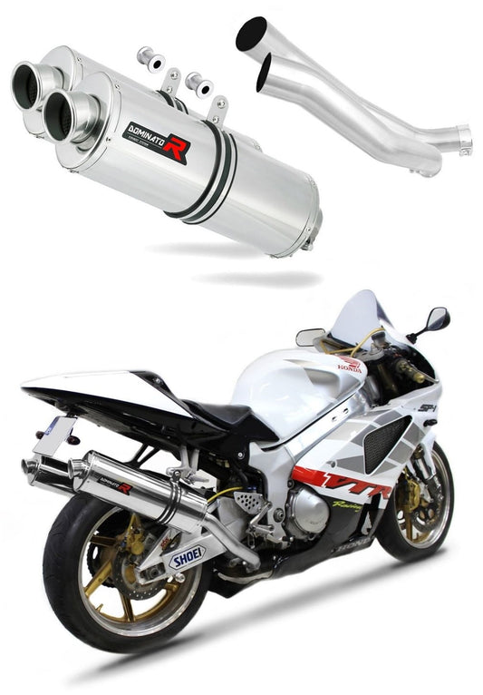 Honda VTR 1000 SP1 1998 - 2001 Exhaust Silencer Muffler OV + dB killer medium 19 m. - Dominator motociklo duslintuvas