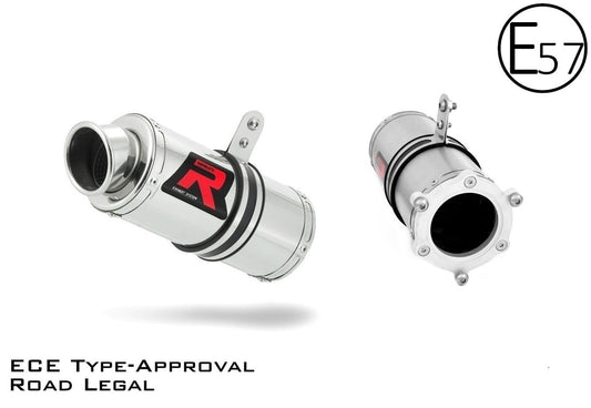 Kawasaki ZX6R 1995 - 1997 EU Approved Exhaust Silencer GP1 19 m. - Dominator motociklo duslintuvas