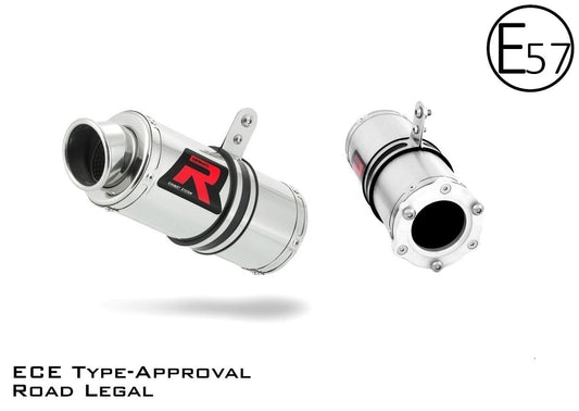 Kawasaki ZX7R 1996 - 2003 EU Approved Exhaust Silencer GP1 19 m. - Dominator motociklo duslintuvas