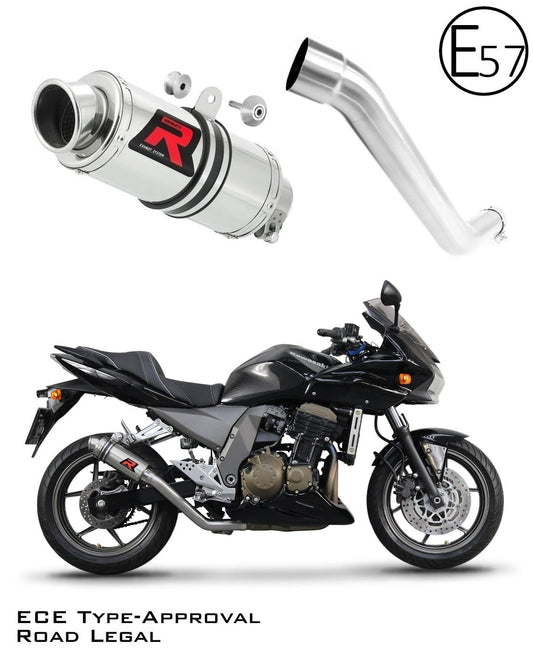 Kawasaki Z750 2004 - 2006 EU Approved Exhaust Silencer GP1 20 m. - Dominator motociklo duslintuvas