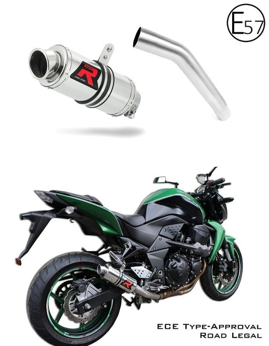 Kawasaki Z750 2007 - 2012 EU Approved Exhaust Silencer GP1 20 m. - Dominator motociklo duslintuvas