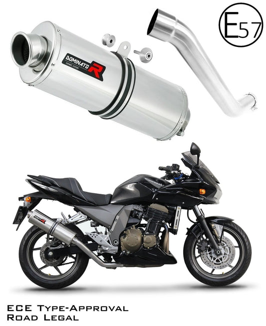 Kawasaki Z750 2004 - 2006 EU Approved Exhaust Silencer OV 20 m. - Dominator motociklo duslintuvas