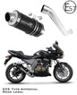 Kawasaki Z750 2004 - 2006 EU Approved Exhaust Silencer GP1 BLACK 20 m. - Dominator motociklo duslintuvas