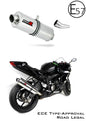 Kawasaki ZX6R 636 2009 - 2020 EU Approved Exhaust Silencer OV 20 m. - Dominator motociklo duslintuvas