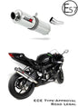 Kawasaki ZX6R 636 2009 - 2020 EU Approved Exhaust Silencer ST 20 m. - Dominator motociklo duslintuvas