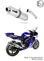 Yamaha YZF R6 1999 - 2002 EU Approved Exhaust Silencer OV 19 m. - Dominator motociklo duslintuvas