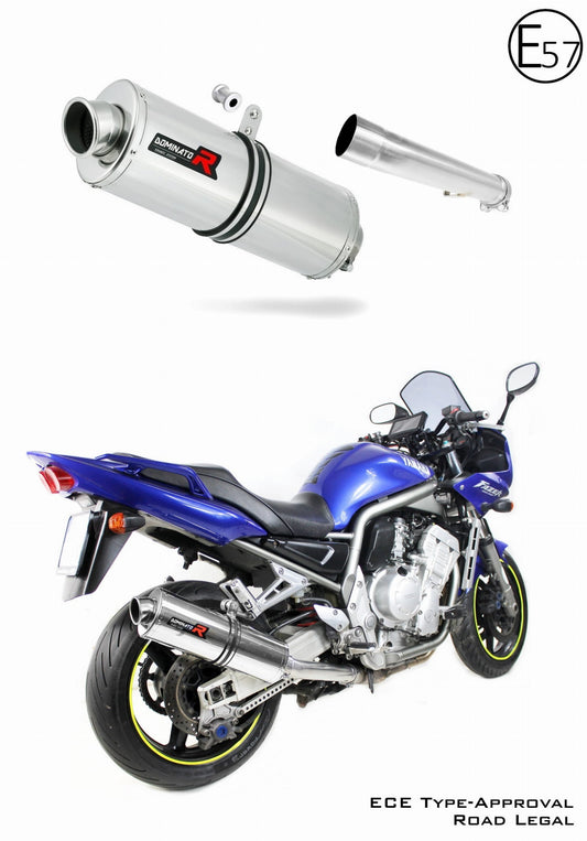 Yamaha FZS FAZER 1000 2001 - 2005 EU Approved Exhaust Silencer OV 20 m. - Dominator motociklo duslintuvas