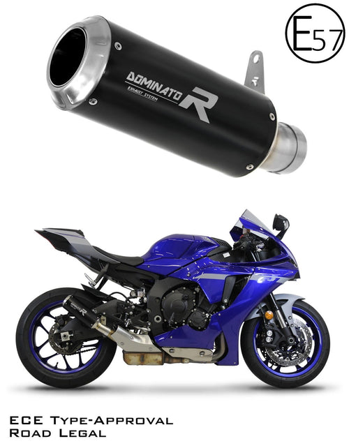 Yamaha YZF R1 1000 RN65 2020 - 2022 EU Approved Exhaust Silencer GP BLACK