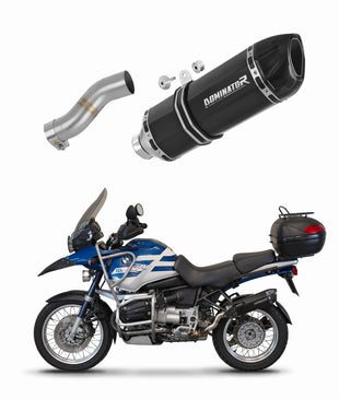 BMW R850R 2004 - 2007 Exhaust Silencer Muffler HP1 BLACK + dB killer medium